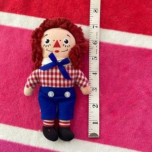 Vintage Knickerbocker Raggedy Andy Doll 7" Cloth